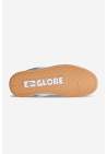Globe Tilt White Blue Stipple