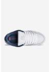 Globe Tilt White Blue Stipple