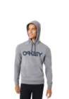 oakley b1b po hoodie athletic heather grey