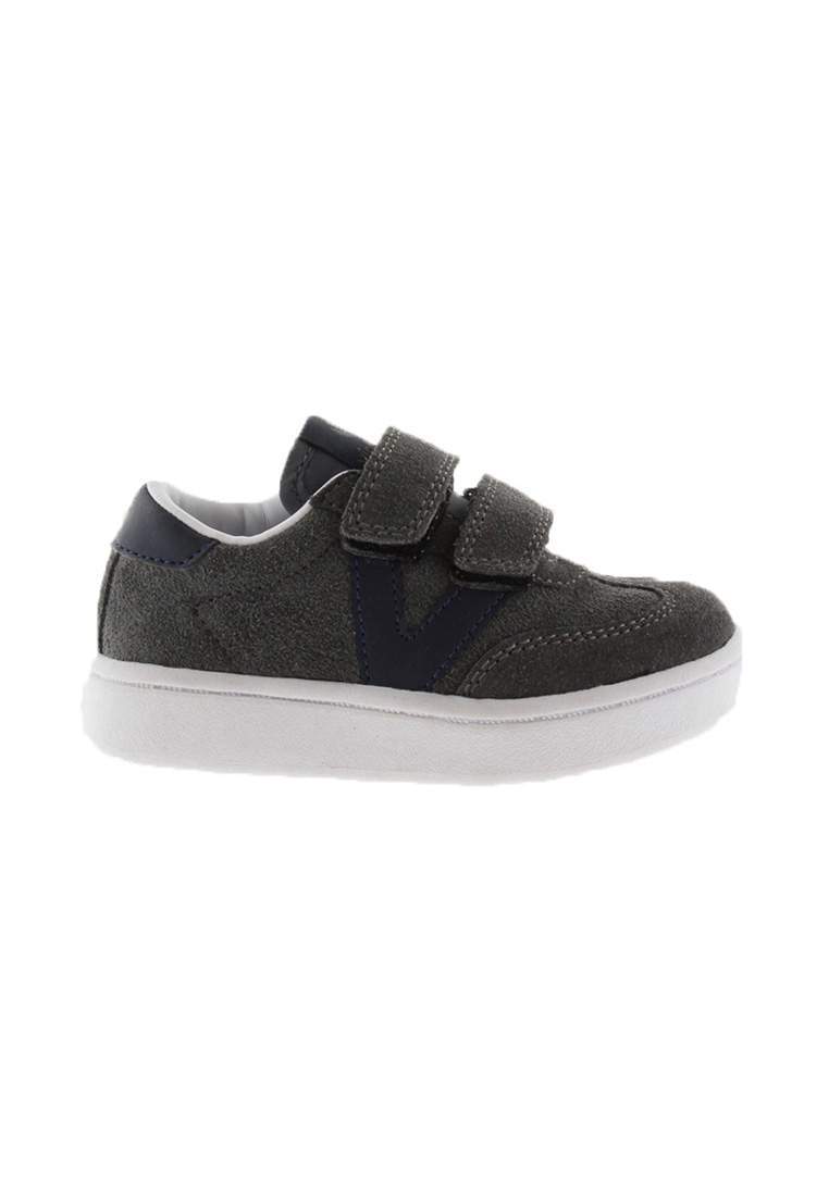 victoria millas velcros serraje gris