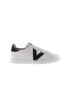Victoria Tenis Piel/Glitter Negro