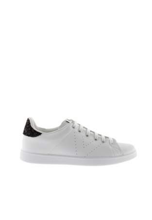 Victoria Tenis Piel & Glitter Negro