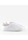 Victoria Sneaker Tennis Cuir & Glitter Cava
