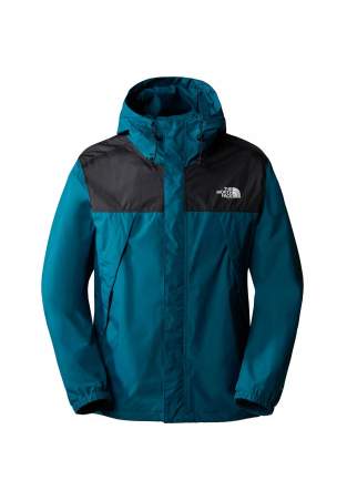 The North Face M Antora Jacket Tnfblk Blucoral