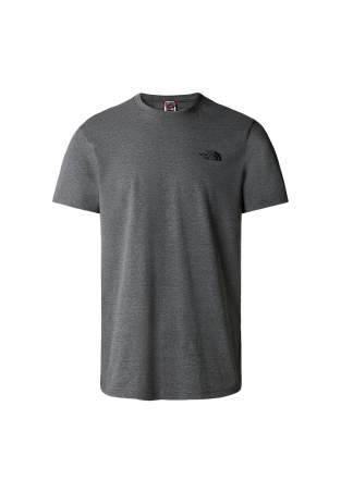 The North Face M Ss Simple Dome Tee Tnfmediumgreyheather