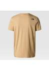 The North Face M Ss Simple Dome Tee Khaki Stone