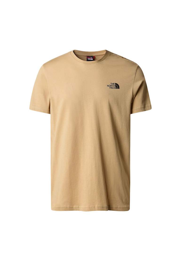 The North Face M Ss Simple Dome Tee Khaki Stone