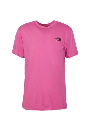 The North Face M S/S Simple Dome Tee Red Violet