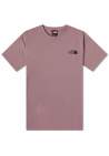 The North Face M Ss Simple Dome Tee Fawn Grey