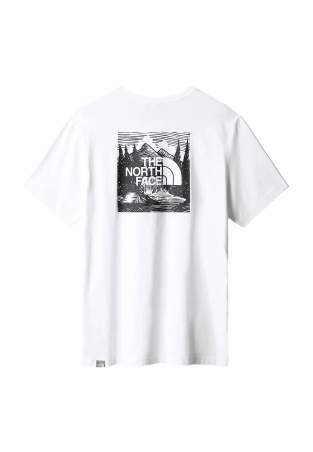 The North Face M S/S Red Box Cel T Tnf White