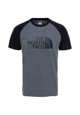 The North Face M Ss Raglan Easy Tee Tnf Medium Grey Heather (Std)