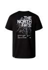 The North Face M Mountain Outline Ss Tee Tnf Black Tnf White