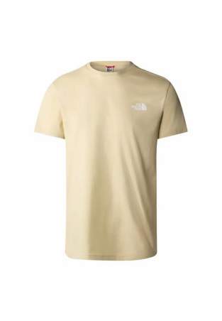 The North Face M Ss Simple Dome Tee  Gravel Tnf White