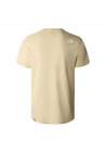 The North Face M Ss Simple Dome Tee  Gravel Tnf White