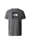 The North Face M S/S Red Box Tee Medium Grey Heather