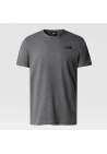 The North Face M S/S Red Box Tee Medium Grey Heather