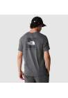 The North Face M S/S Red Box Tee Medium Grey Heather