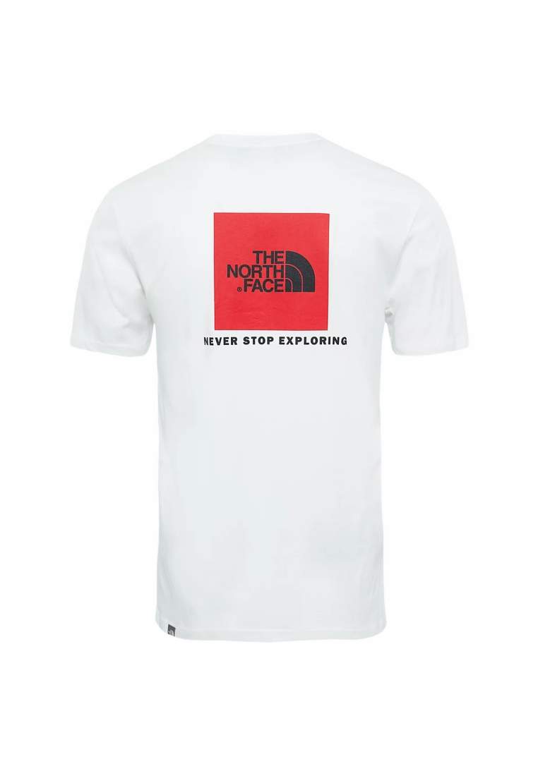 The North Face M Ss Red Box Tee Tnf White Tnf White