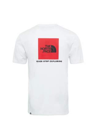 The North Face M Ss Red Box Tee Tnf White Tnf White