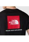 The North Face M Ss Red Box Tee Tnf Black Tnf Black