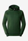 The North Face M Raglan Red Box Hoodie Pine Needle