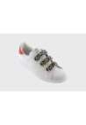 victoria tenis piel velcros animal blanco