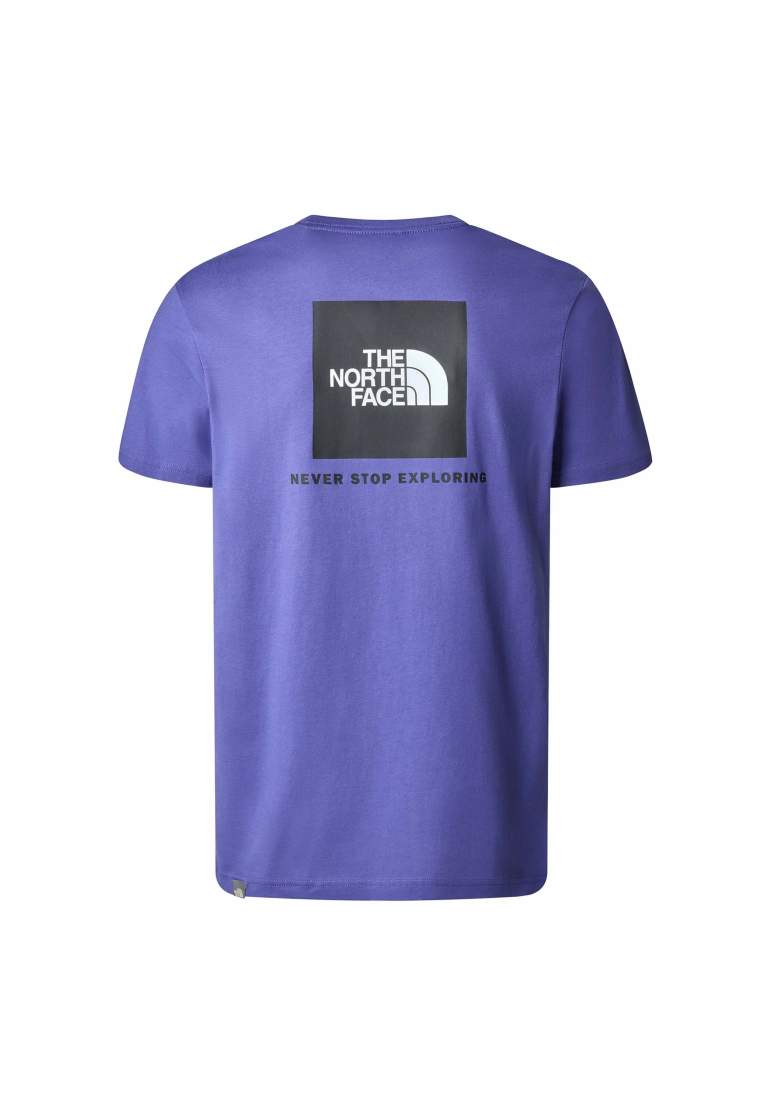 The North Face M Ss Red Box Tee Cave Blue