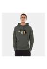 The North Face M Light Drew Peak Pullover Hoodie New Taupe Green