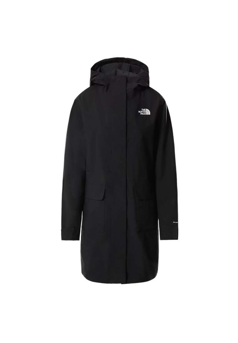 The North Face W City Breeze Rain Parka 2 Tnf Black