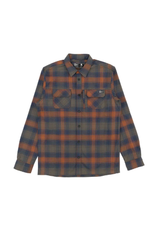 Salty Crew Fathom Ls Tech Flannel Earth