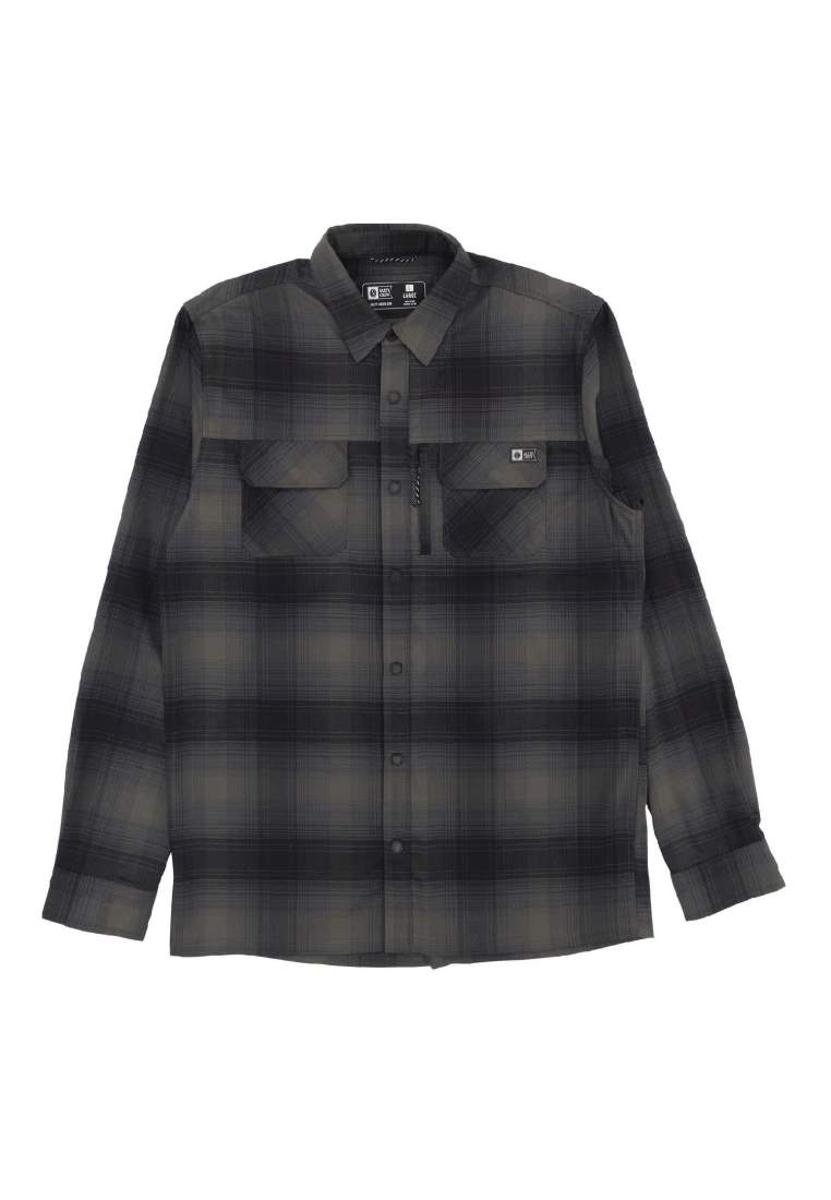 Salty Crew Fathom Ls Tech Flannel Black