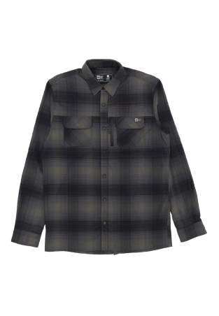 Salty Crew Fathom Ls Tech Flannel Black