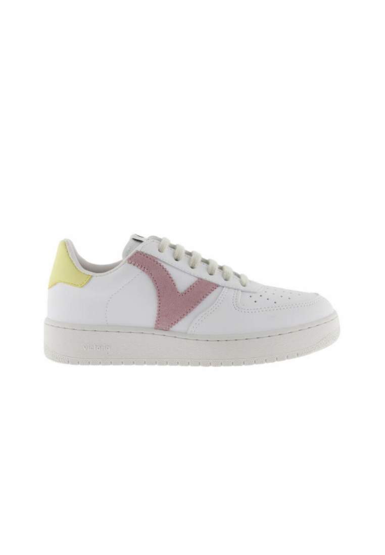 Victoria Madrid Sneaker Synthetique Effet Cuir Rosa