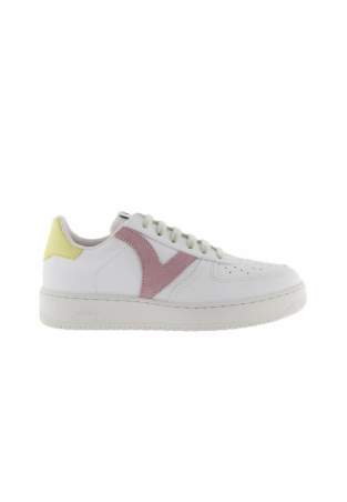 Victoria Madrid Sneaker Synthetique Effet Cuir Rosa