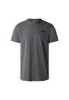 The North Face M Ss Simple Dome Tee Tnf Medium Grey Heather