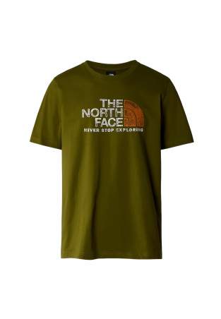 The North Face M Ss Rust 2 Tee Forest Olive