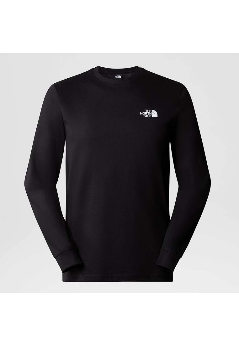 The North Face M Ls Box Nse Tee Tnf Black