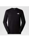 The North Face M Ls Box Nse Tee Tnf Black