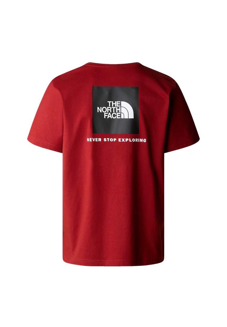 The North Face M Ss Redbox Tee Iron Red