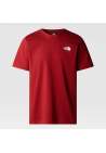 The North Face M Ss Redbox Tee Iron Red