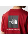 The North Face M Ss Redbox Tee Iron Red