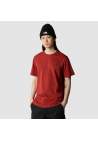 The North Face M Ss Simple Dome Tee Iron Red
