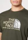 The North Face M S/S Rust Tee New Taupe Green Gravel