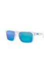 oakley holbrook xl polished clear 941707_prizm sapphr iridium polarized