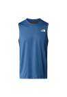 The North Face M Lghtbrght Tank Shadyblu Tnfblk