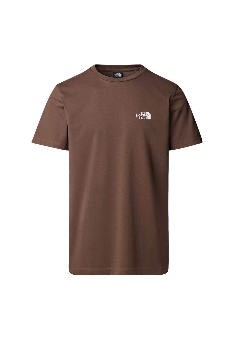 The North Face M Ss Simple Dome Tee Smokey Brown