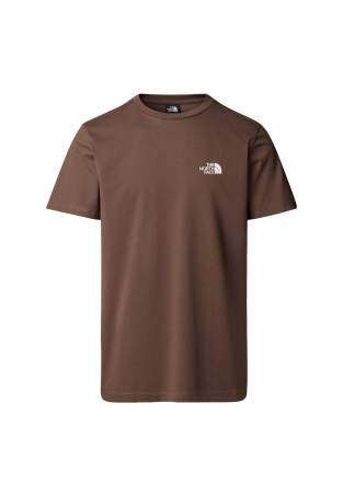 The North Face M Ss Simple Dome Tee Smokey Brown