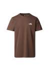 The North Face M Ss Simple Dome Tee Smokey Brown