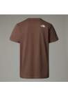 The North Face M Ss Simple Dome Tee Smokey Brown