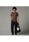 The North Face M Ss Simple Dome Tee Smokey Brown